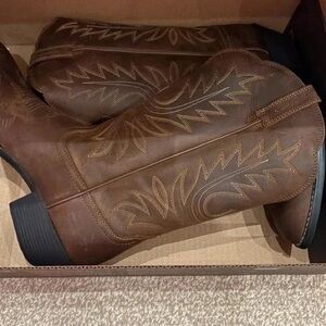 Ariat Brown Heeled Western Boots
